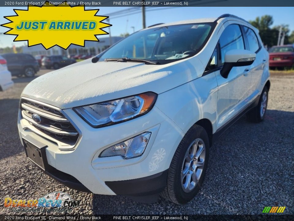 2020 Ford EcoSport SE Diamond White / Ebony Black Photo #1