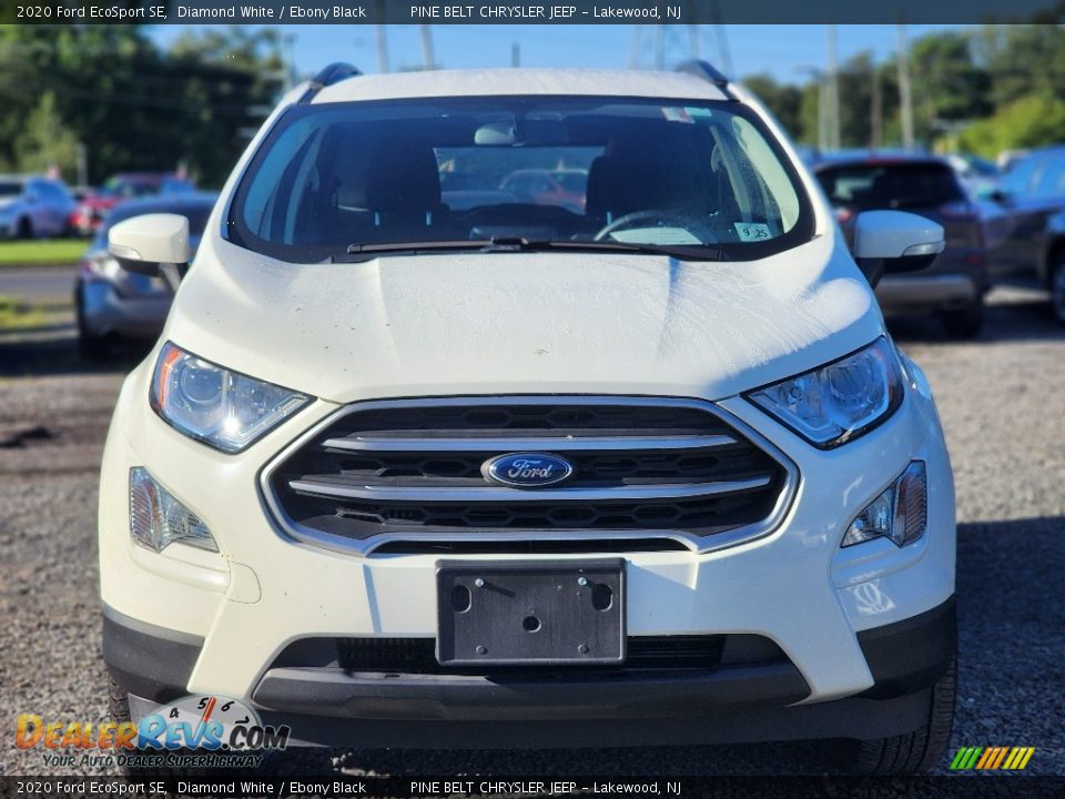 2020 Ford EcoSport SE Diamond White / Ebony Black Photo #2