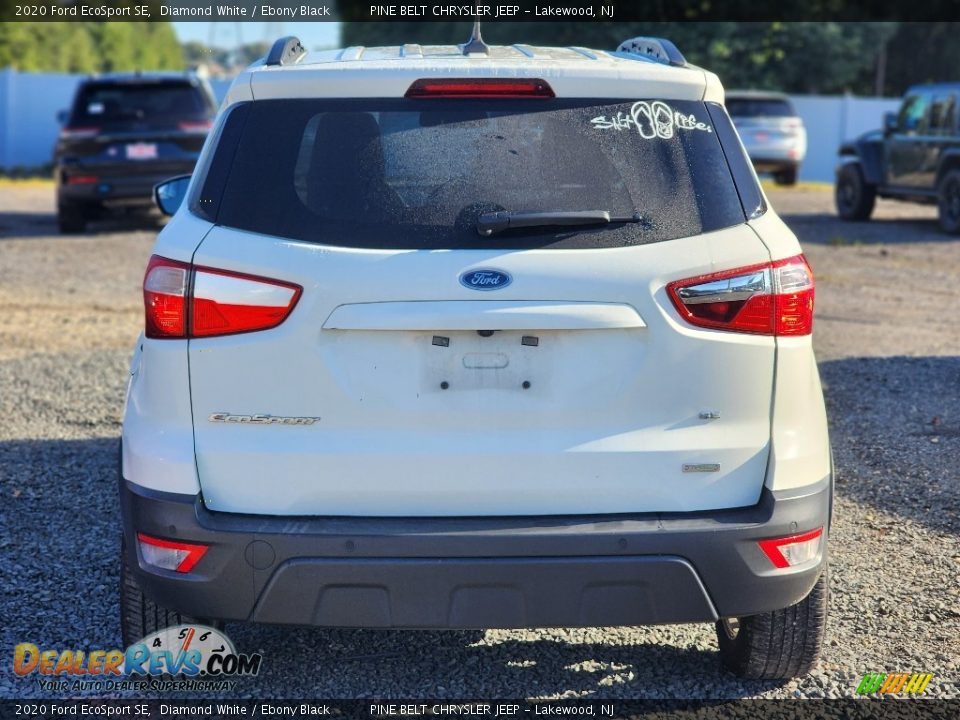 2020 Ford EcoSport SE Diamond White / Ebony Black Photo #4
