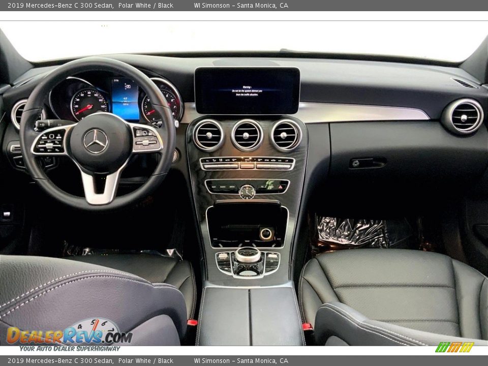 2019 Mercedes-Benz C 300 Sedan Polar White / Black Photo #15