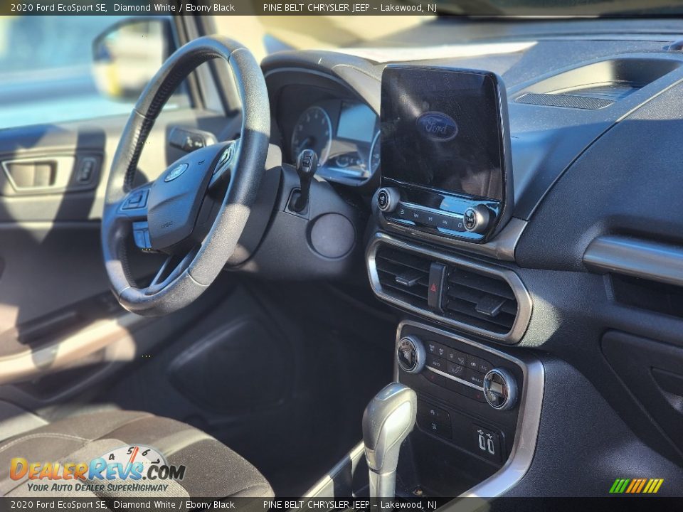 2020 Ford EcoSport SE Diamond White / Ebony Black Photo #6