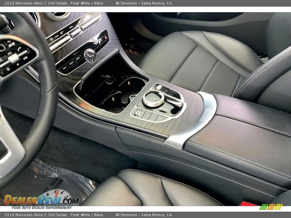 2019 Mercedes-Benz C 300 Sedan Polar White / Black Photo #17