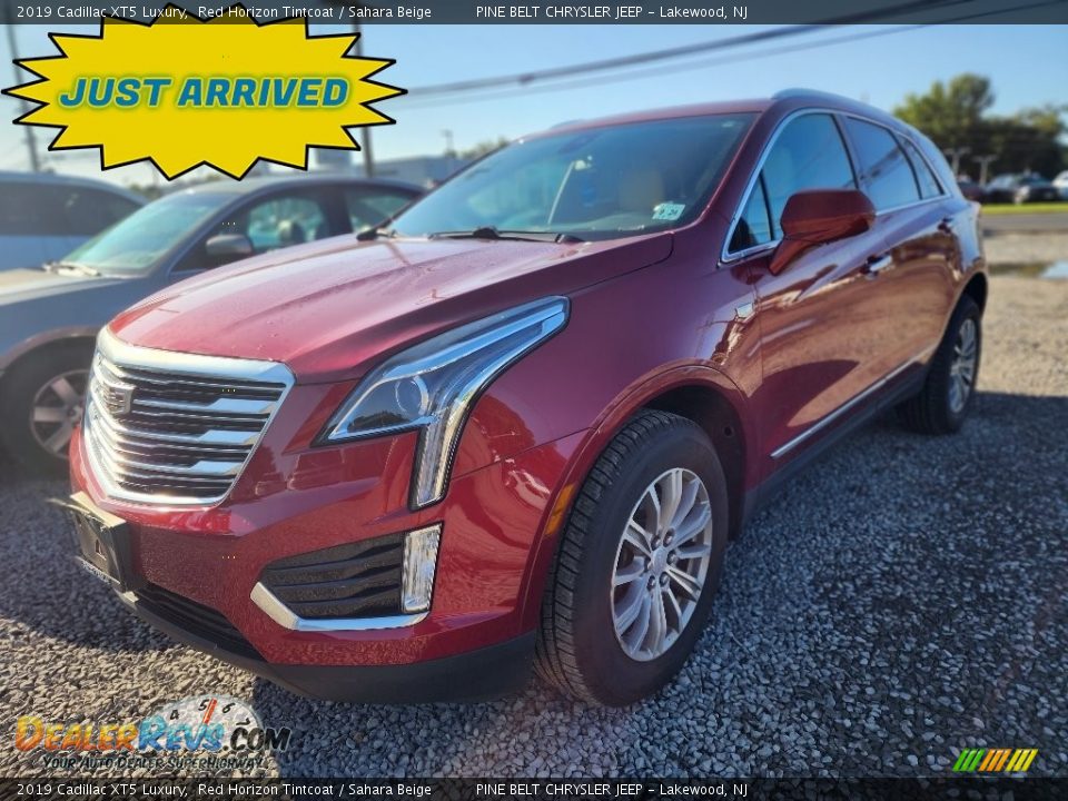 2019 Cadillac XT5 Luxury Red Horizon Tintcoat / Sahara Beige Photo #1