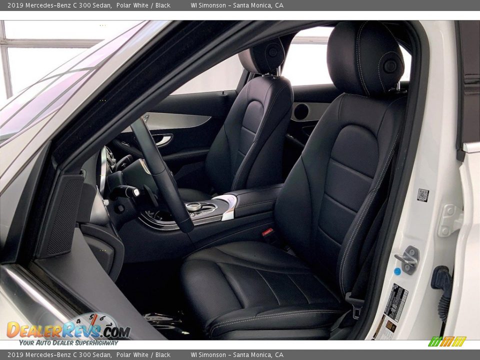 2019 Mercedes-Benz C 300 Sedan Polar White / Black Photo #18