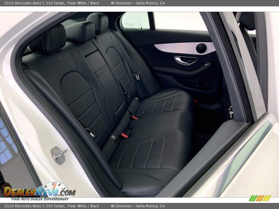 2019 Mercedes-Benz C 300 Sedan Polar White / Black Photo #19