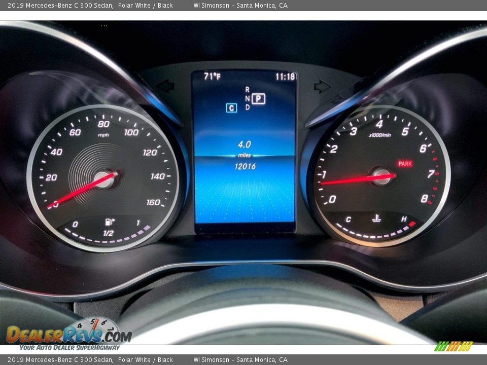 2019 Mercedes-Benz C 300 Sedan Polar White / Black Photo #23