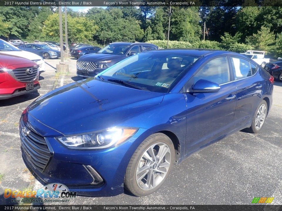 2017 Hyundai Elantra Limited Electric Blue / Black Photo #1