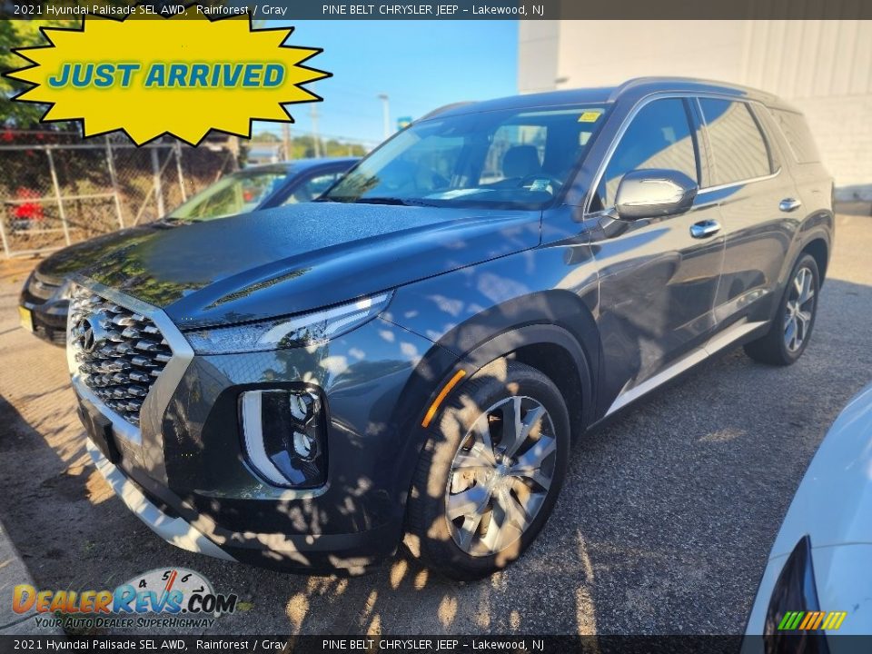 2021 Hyundai Palisade SEL AWD Rainforest / Gray Photo #1
