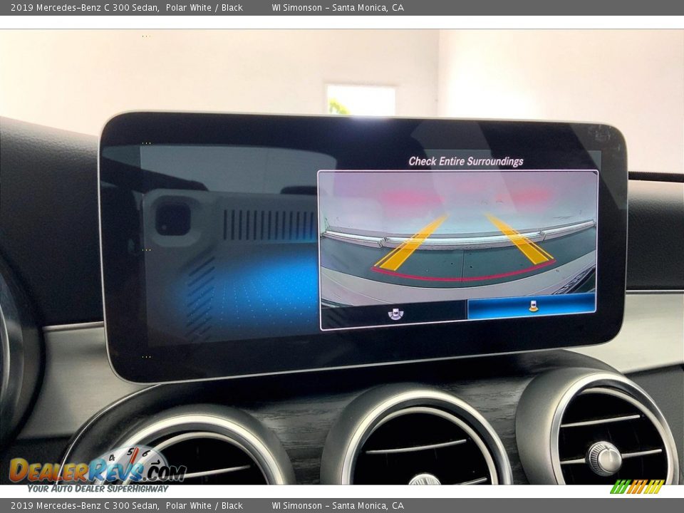 2019 Mercedes-Benz C 300 Sedan Polar White / Black Photo #24