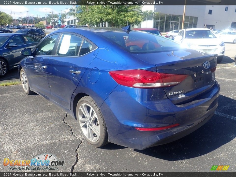 2017 Hyundai Elantra Limited Electric Blue / Black Photo #2