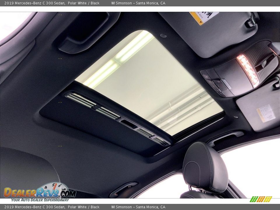 2019 Mercedes-Benz C 300 Sedan Polar White / Black Photo #25