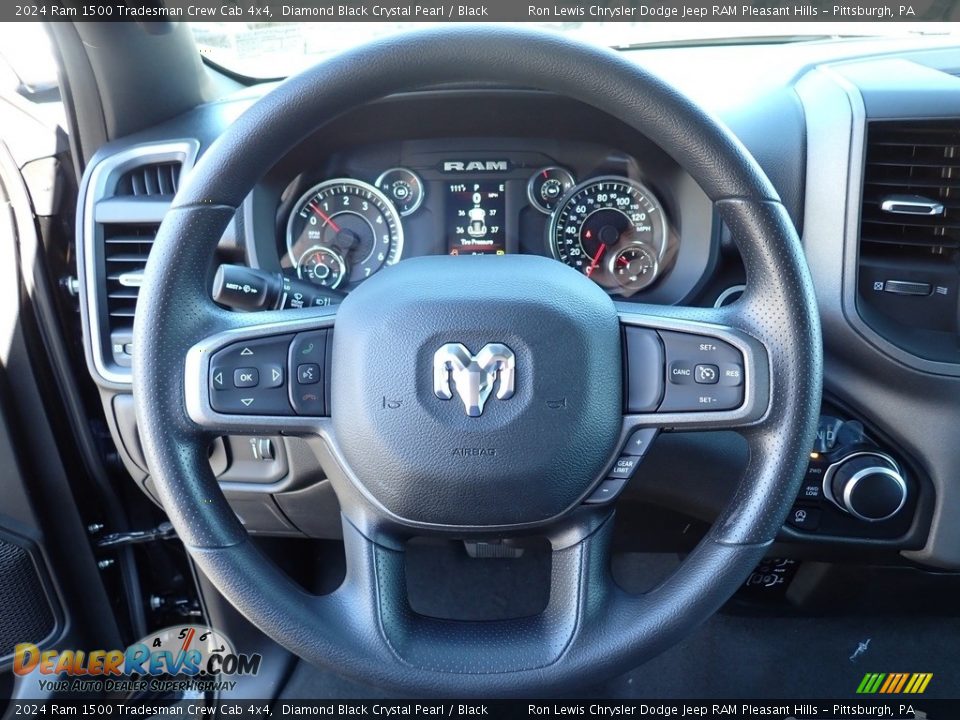 2024 Ram 1500 Tradesman Crew Cab 4x4 Steering Wheel Photo #18