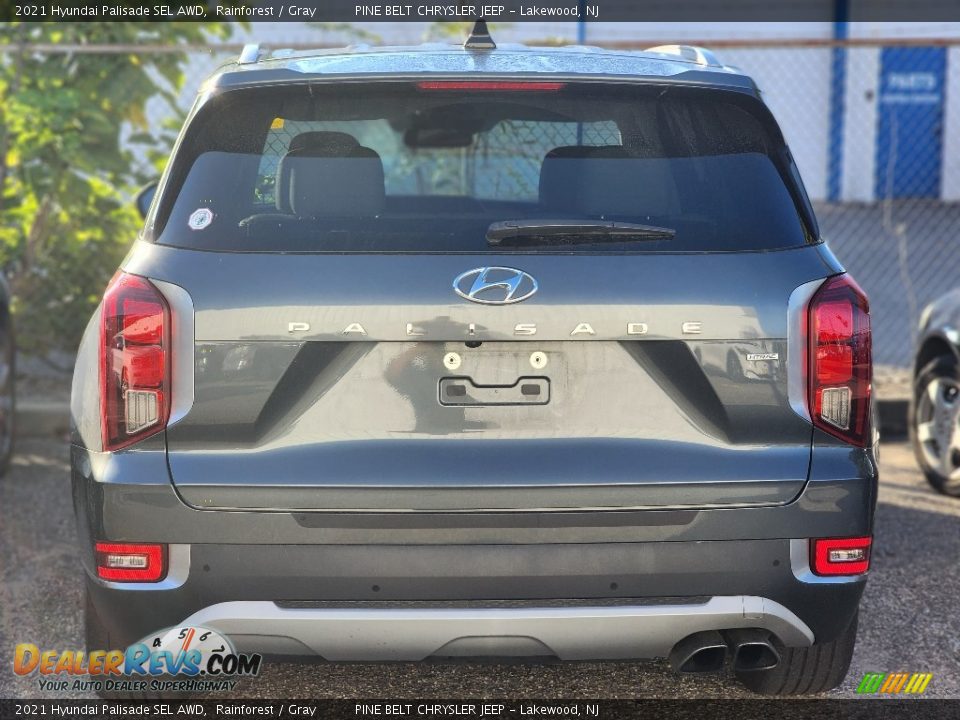 2021 Hyundai Palisade SEL AWD Rainforest / Gray Photo #4