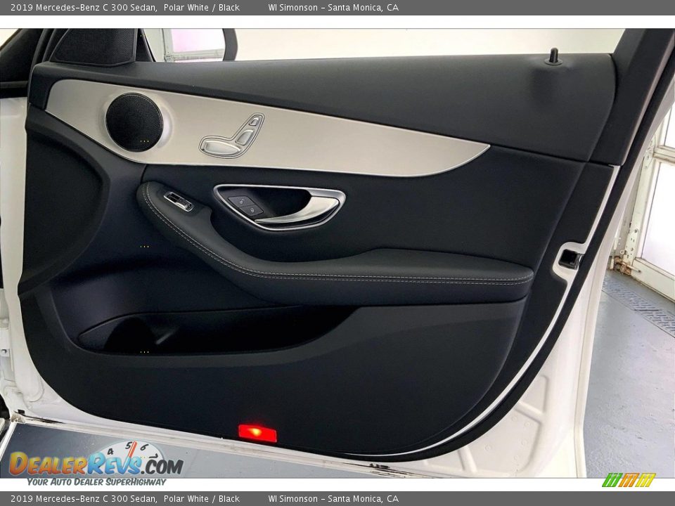 2019 Mercedes-Benz C 300 Sedan Polar White / Black Photo #27