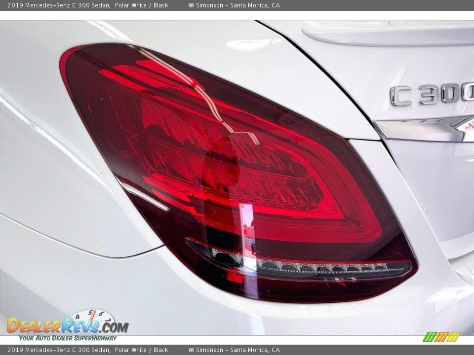 2019 Mercedes-Benz C 300 Sedan Polar White / Black Photo #29