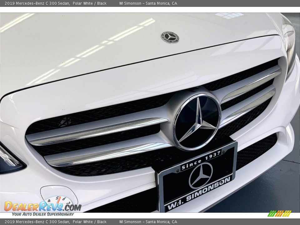 2019 Mercedes-Benz C 300 Sedan Polar White / Black Photo #30