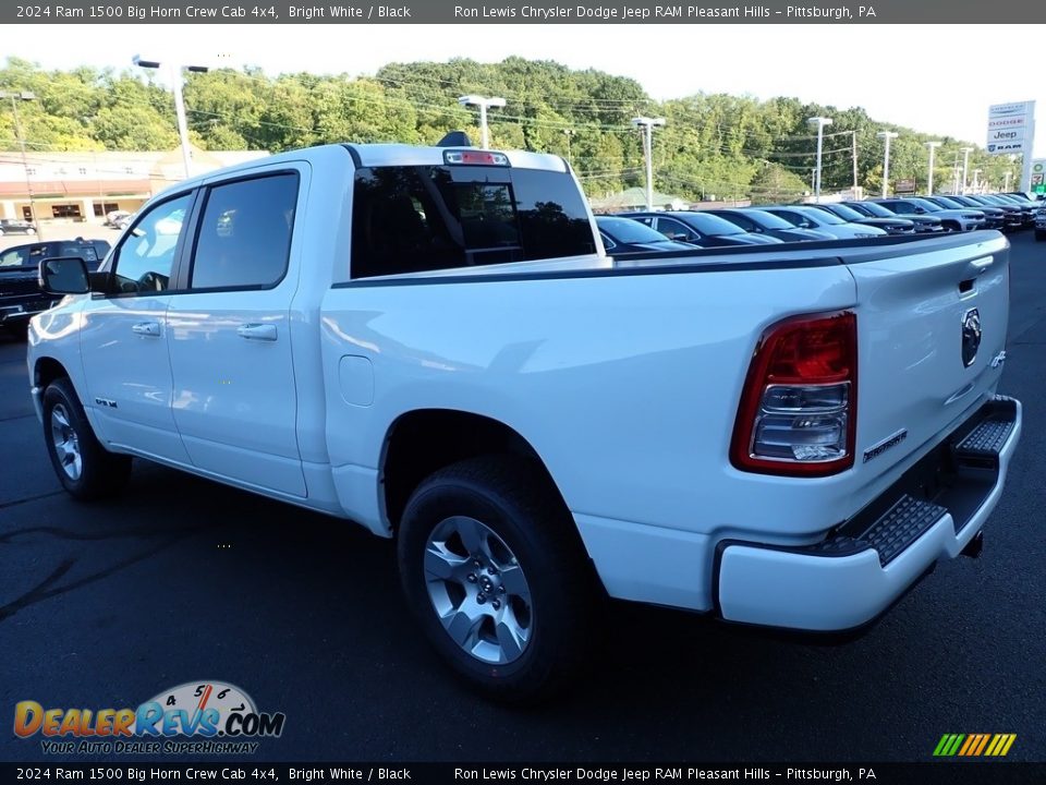 2024 Ram 1500 Big Horn Crew Cab 4x4 Bright White / Black Photo #3