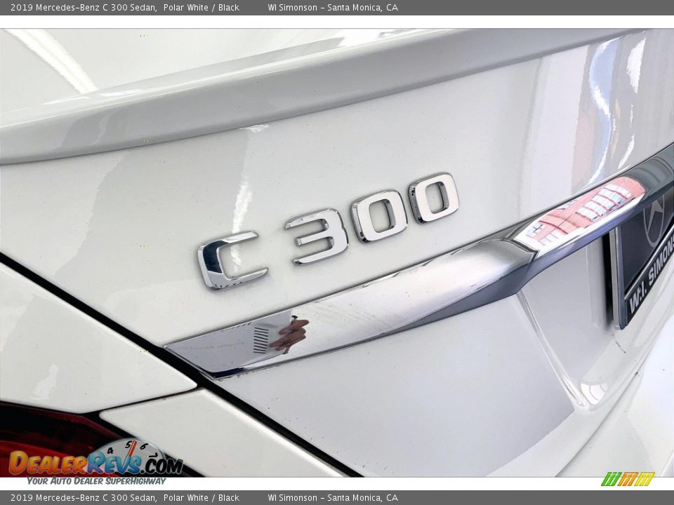 2019 Mercedes-Benz C 300 Sedan Polar White / Black Photo #31