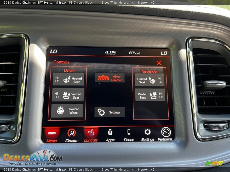 Controls of 2023 Dodge Challenger SRT Hellcat JailBreak Photo #25