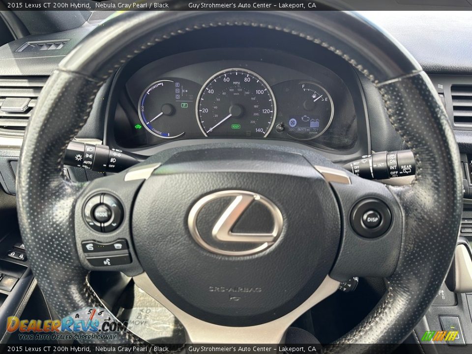 2015 Lexus CT 200h Hybrid Steering Wheel Photo #8