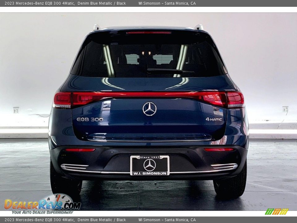 2023 Mercedes-Benz EQB 300 4Matic Denim Blue Metallic / Black Photo #3