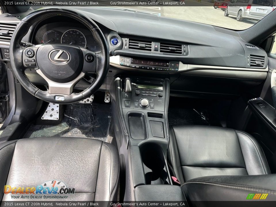 Black Interior - 2015 Lexus CT 200h Hybrid Photo #12