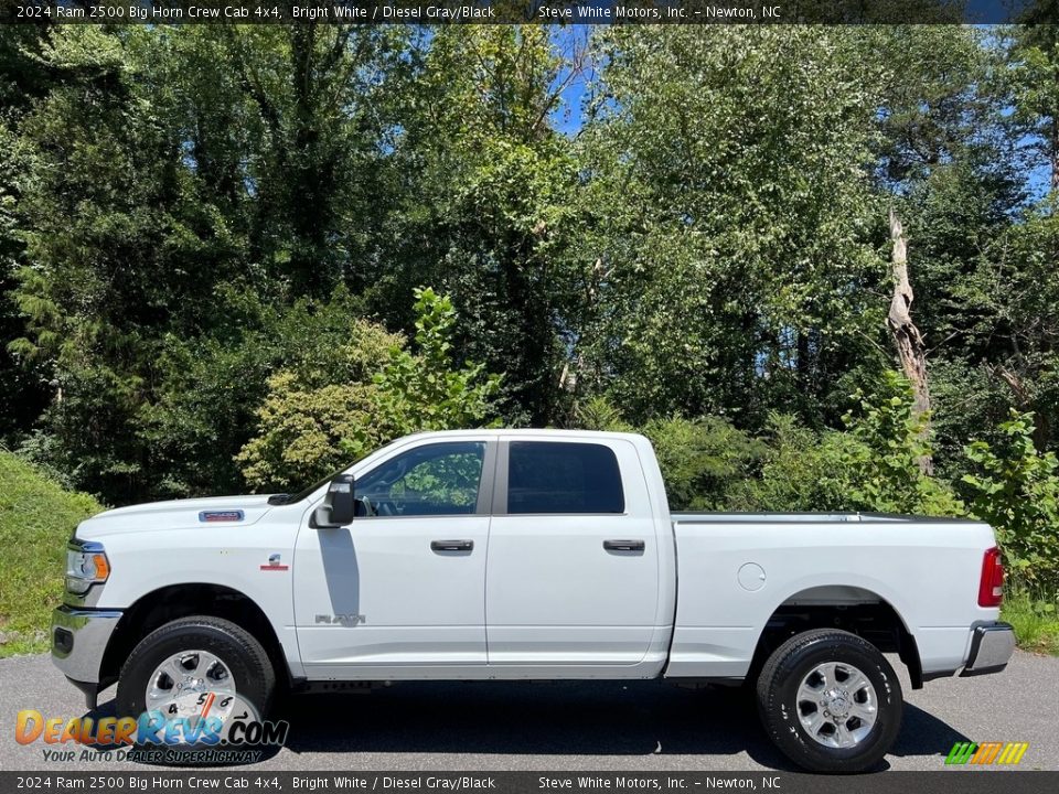 Bright White 2024 Ram 2500 Big Horn Crew Cab 4x4 Photo #1