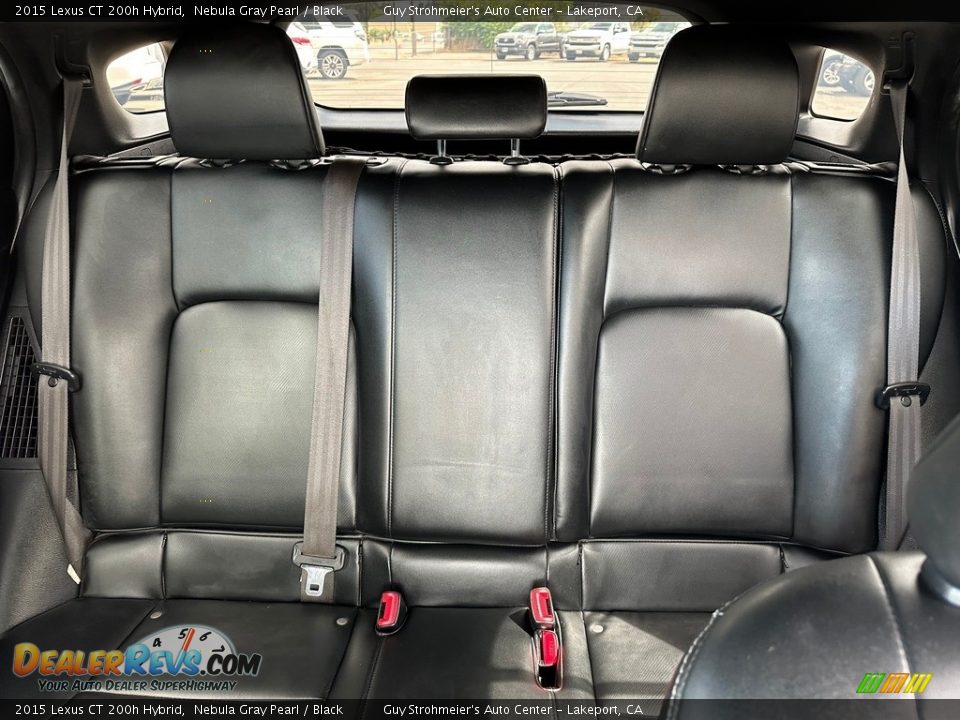 Rear Seat of 2015 Lexus CT 200h Hybrid Photo #14