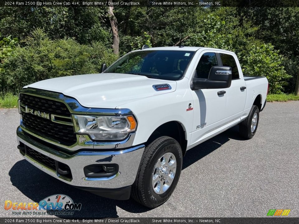 2024 Ram 2500 Big Horn Crew Cab 4x4 Bright White / Diesel Gray/Black Photo #2