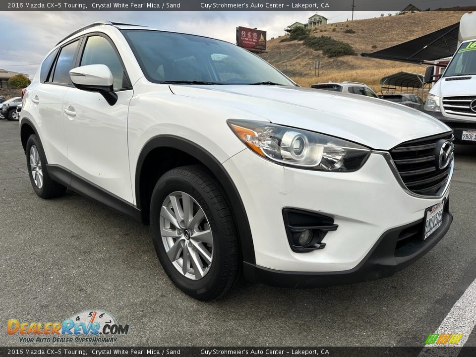 2016 Mazda CX-5 Touring Crystal White Pearl Mica / Sand Photo #1