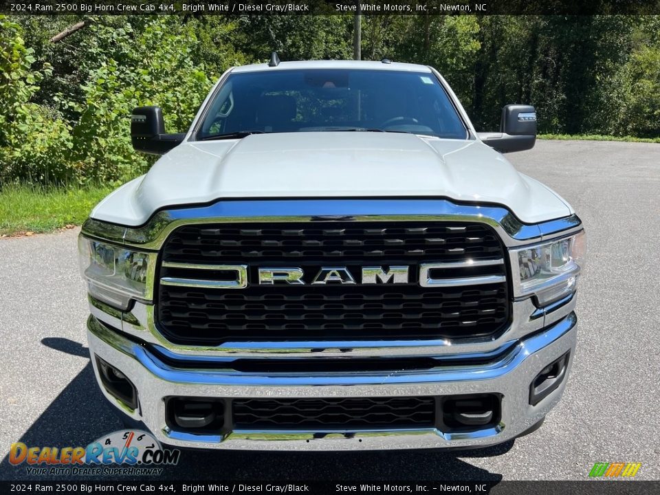 2024 Ram 2500 Big Horn Crew Cab 4x4 Bright White / Diesel Gray/Black Photo #3