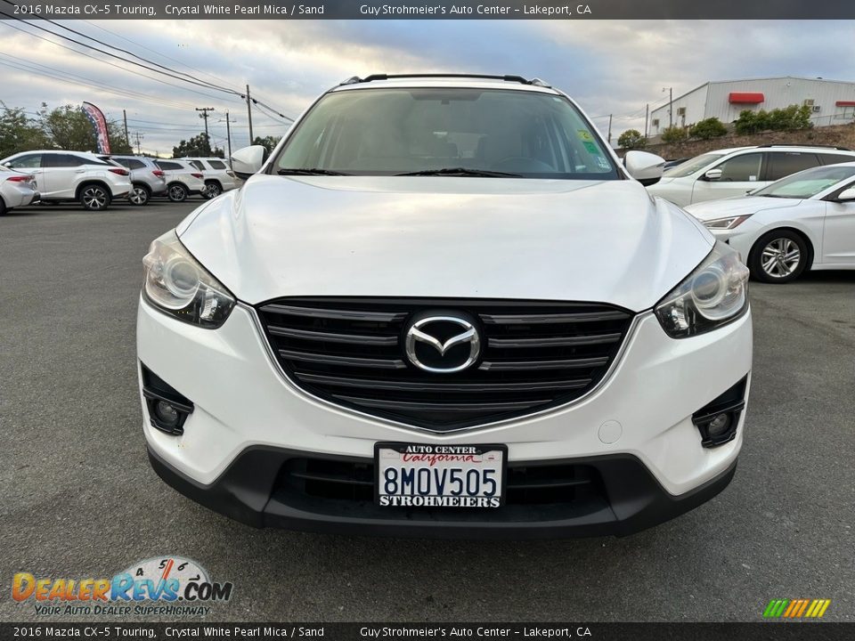 2016 Mazda CX-5 Touring Crystal White Pearl Mica / Sand Photo #2