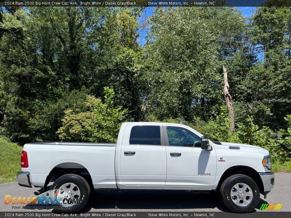 Bright White 2024 Ram 2500 Big Horn Crew Cab 4x4 Photo #5