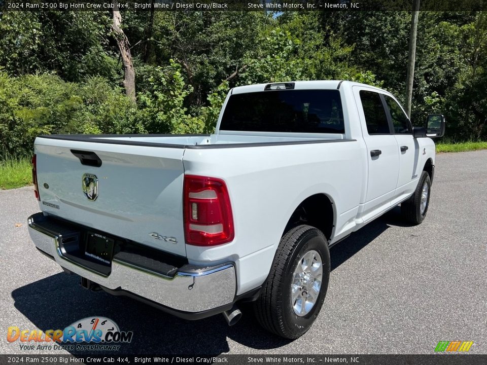 2024 Ram 2500 Big Horn Crew Cab 4x4 Bright White / Diesel Gray/Black Photo #6