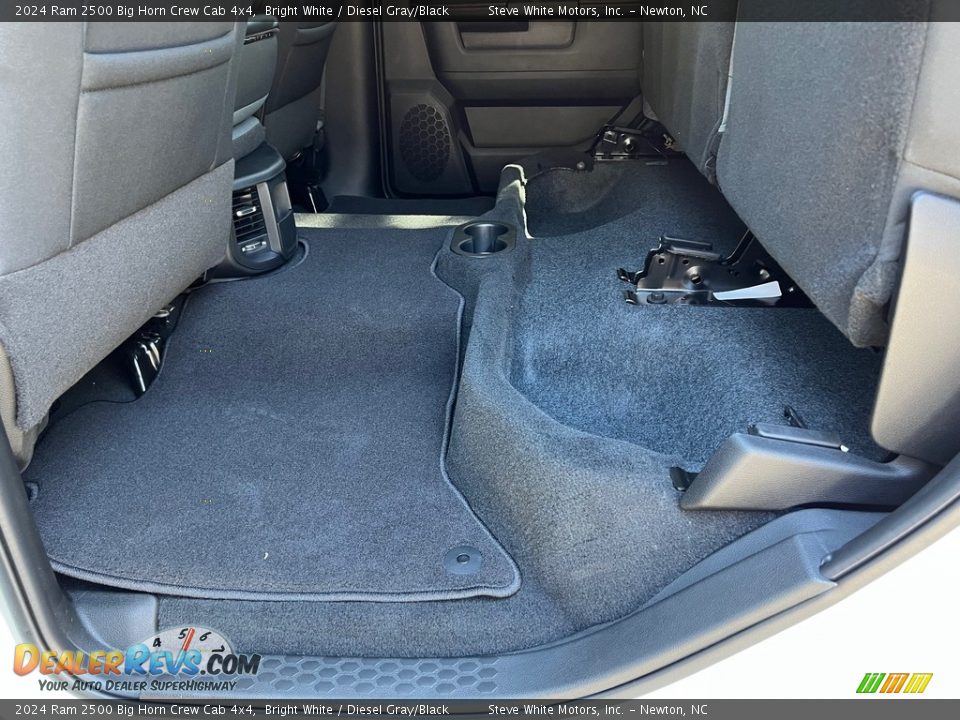 Rear Seat of 2024 Ram 2500 Big Horn Crew Cab 4x4 Photo #16