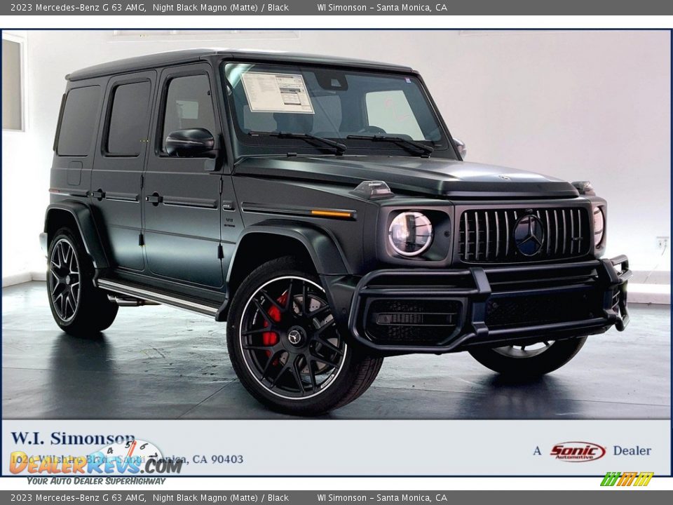 2023 Mercedes-Benz G 63 AMG Night Black Magno (Matte) / Black Photo #1