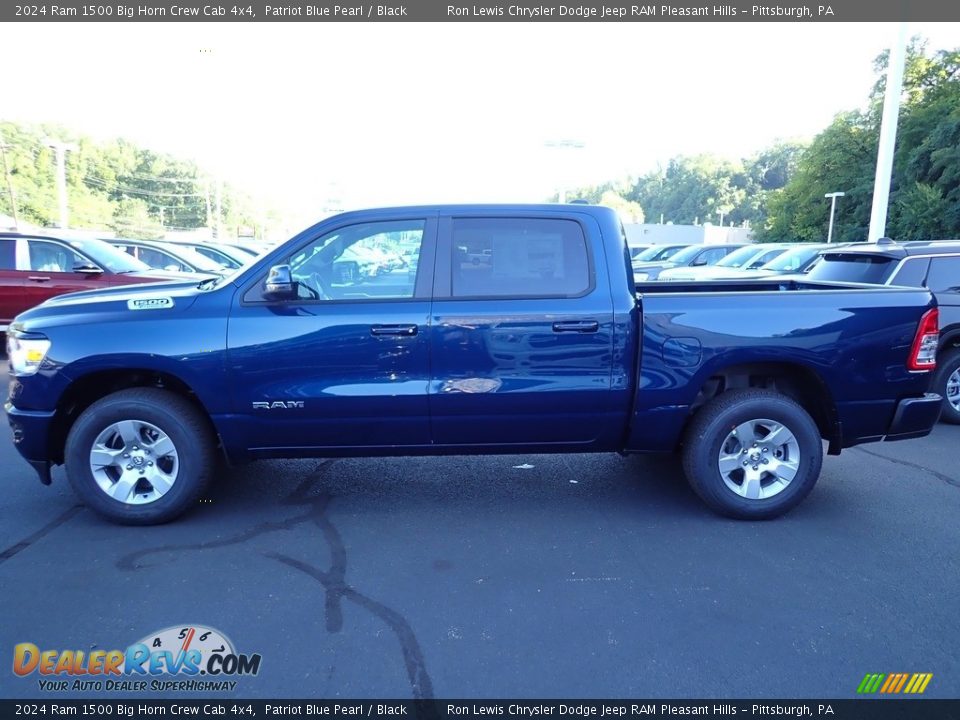 Patriot Blue Pearl 2024 Ram 1500 Big Horn Crew Cab 4x4 Photo #2