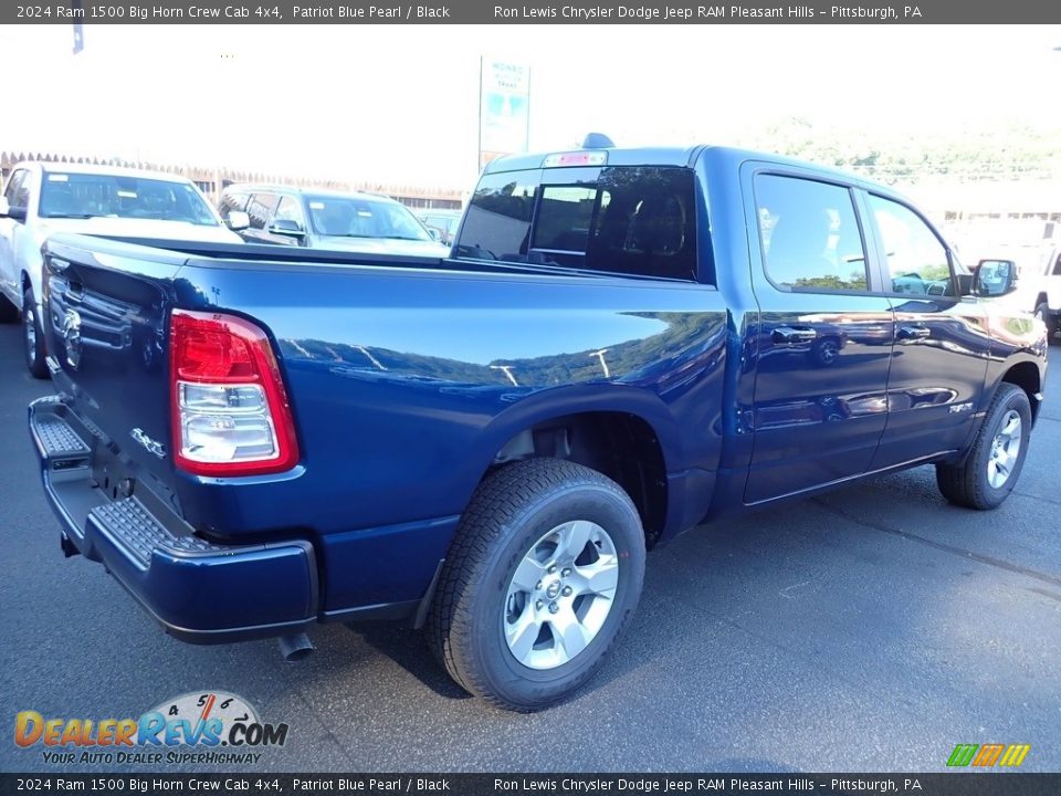 2024 Ram 1500 Big Horn Crew Cab 4x4 Patriot Blue Pearl / Black Photo #7