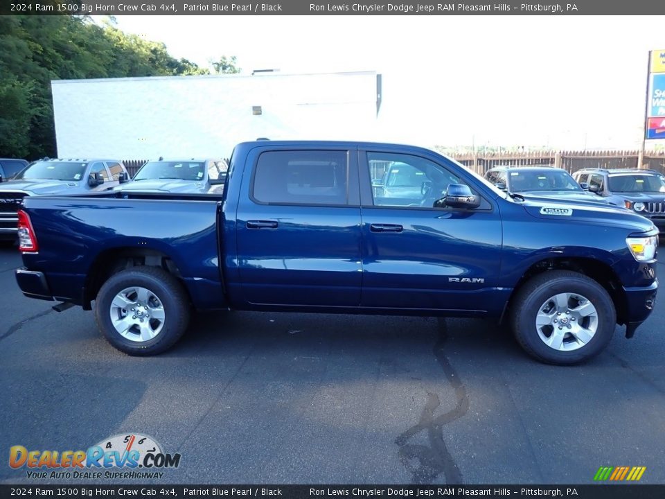 Patriot Blue Pearl 2024 Ram 1500 Big Horn Crew Cab 4x4 Photo #8