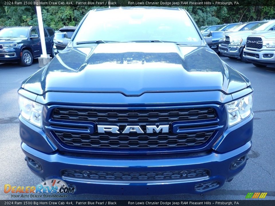 2024 Ram 1500 Big Horn Crew Cab 4x4 Patriot Blue Pearl / Black Photo #10