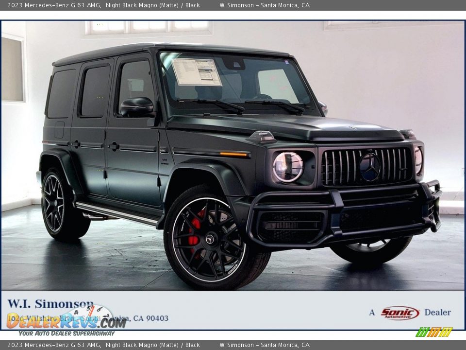 2023 Mercedes-Benz G 63 AMG Night Black Magno (Matte) / Black Photo #1