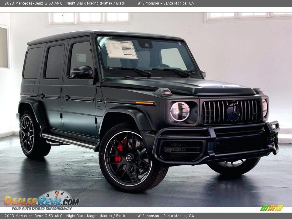 2023 Mercedes-Benz G 63 AMG Night Black Magno (Matte) / Black Photo #12