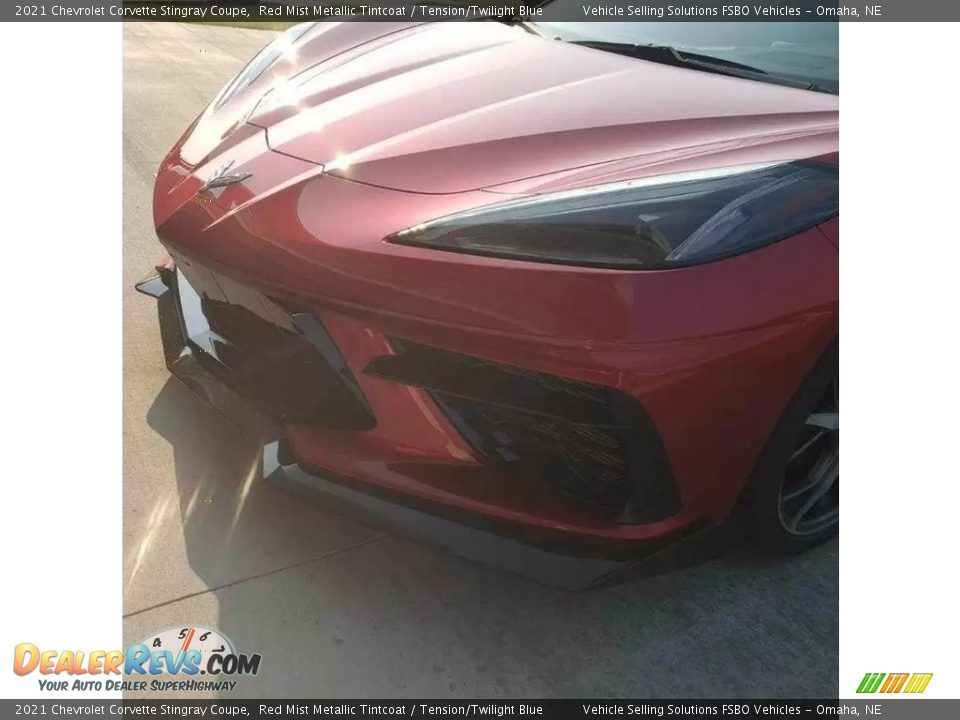 2021 Chevrolet Corvette Stingray Coupe Red Mist Metallic Tintcoat / Tension/Twilight Blue Photo #4