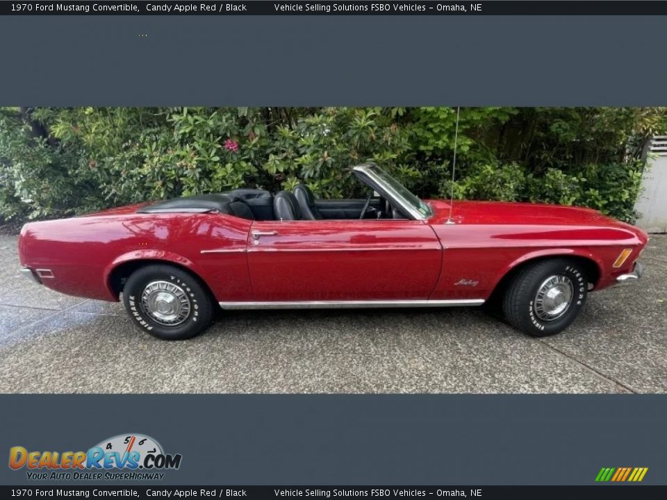 Candy Apple Red 1970 Ford Mustang Convertible Photo #1