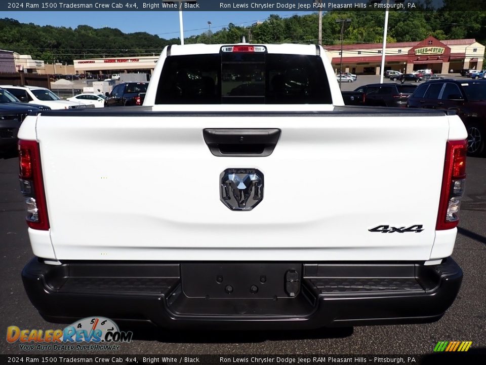 2024 Ram 1500 Tradesman Crew Cab 4x4 Bright White / Black Photo #4