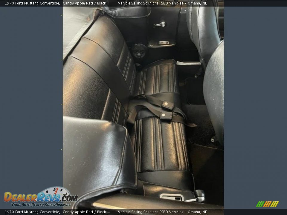 Rear Seat of 1970 Ford Mustang Convertible Photo #7