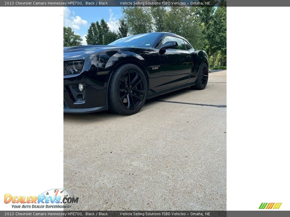 2013 Chevrolet Camaro Hennessey HPE700 Black / Black Photo #2