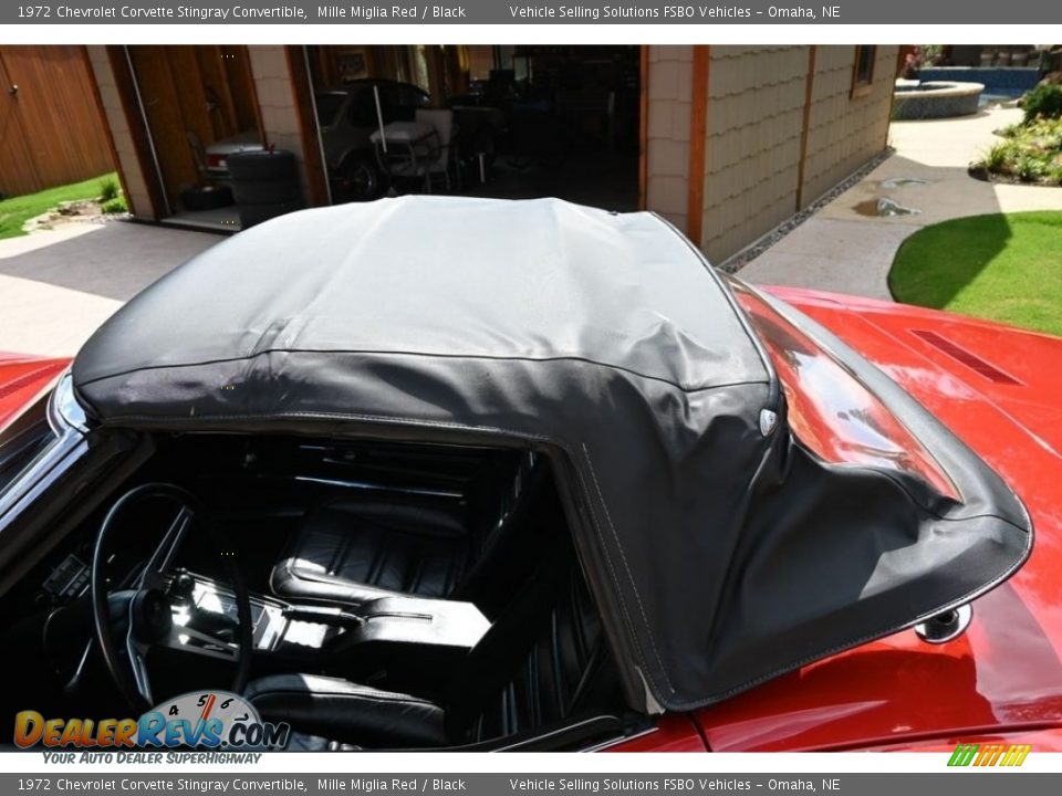 1972 Chevrolet Corvette Stingray Convertible Mille Miglia Red / Black Photo #2