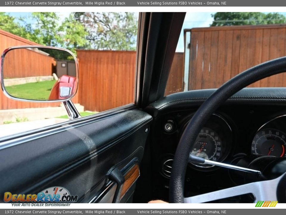 1972 Chevrolet Corvette Stingray Convertible Mille Miglia Red / Black Photo #5