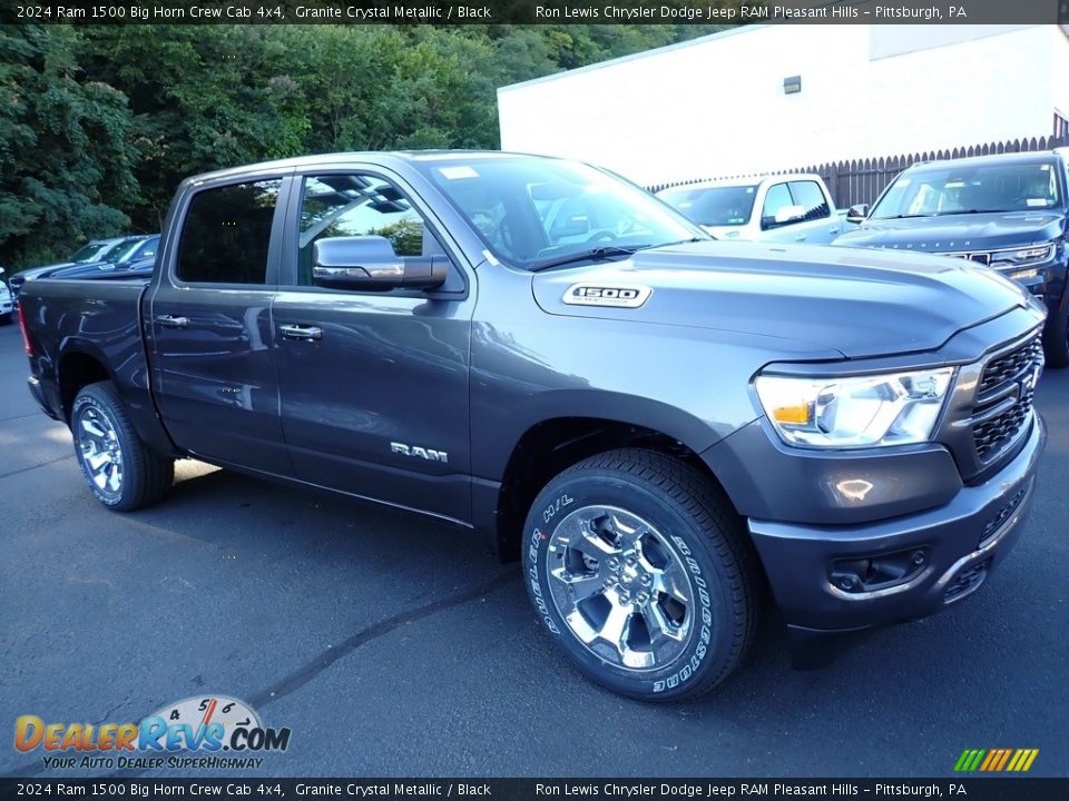 Granite Crystal Metallic 2024 Ram 1500 Big Horn Crew Cab 4x4 Photo #9